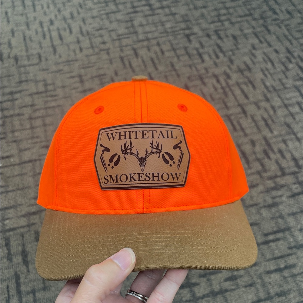 Brand new! Orange and Brown Whitetail Smokeshow Cap